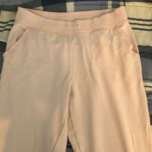 Aerie sweatpants with zippers on the bottom.